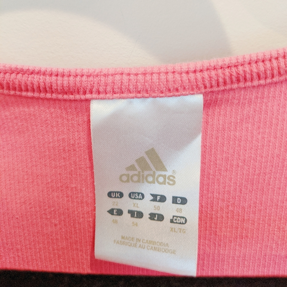 $$$ Adidas hot pink basics workout exercise tank - Picture 5 of 6